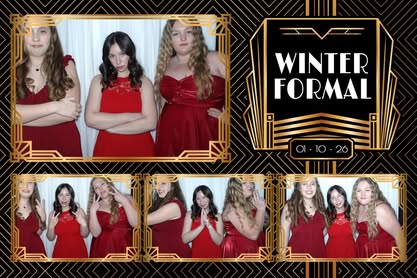Photo booth at Turlock Christian's Winter Formal – Turlock – The Party Box